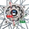 Přední kolo pitbike 1,6×21" – 250cc, osa 15 mm