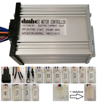 Řídící jednotka 800W 36V Nitro Torino/Madox/Avenger