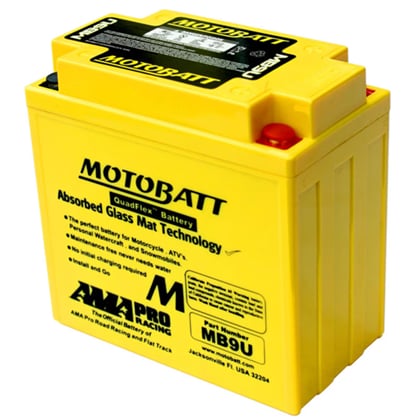 Baterie MOTOBATT MB9U, 12V, 11Ah, 140A (YB9L-B, 12N9-3A, YB7L-B)