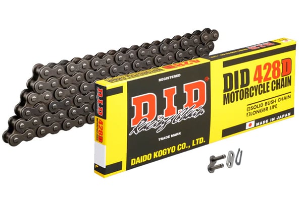DID 428D 118 článků řetěz 428 pro pitbike, dirt bike a čtyřkolky