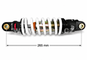 Zadní tlumič pro pitbike DNM MK-AR 265 mm, 250 LBS