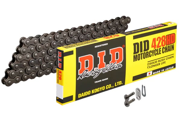 DID 428HD 116 článků řetěz 428 pro pitbike, dirt bike a čtyřkolky