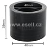 Gumová příruba karburátoru 40mm / 40mm