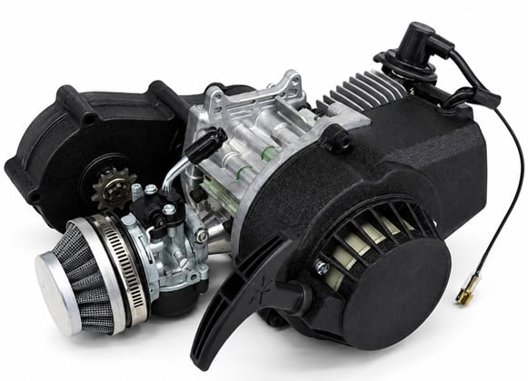 Motor 49 cc tuning minicross, čtyřkolka