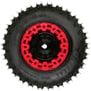 Kompletní zadní kolo 6" s pneu 13x5,00-6 - červená