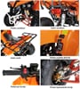 Nitro dětská čtyřkolka Warrior RS 125 cc červená