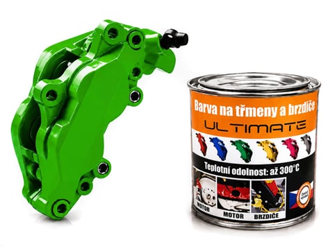 Barva na brzdy a motor kelímek 250 ml - sv. zelená