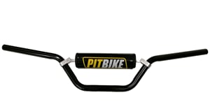 Řídítka pitbike s hrazdou, 735mm, ALU černá