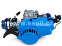 Motor 49 cc minibike tuning - modrý