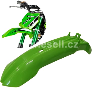 Přední blatník minicross UNI zelená