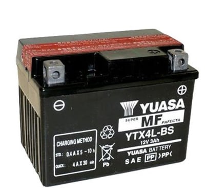 Baterie YUASA YTX4L-BS, 12V, 3Ah