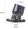 Příruba / adapter karburátoru 61,5mm / 33mm