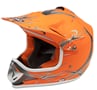 Motokrosová helma Nitro oranžová matná L