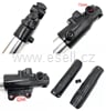 Přední tlumiče, vidlice pitbike 735mm, 45/48mm - černá