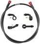Brzdová hadice délka 60cm, 10mm - vyměnitelné koncovky