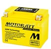 Baterie Motobatt MBTX4U, 12V, 4,7Ah, 70A (YB4L-B, YB4L-A,YTX4L-BS,YT4L-BS)