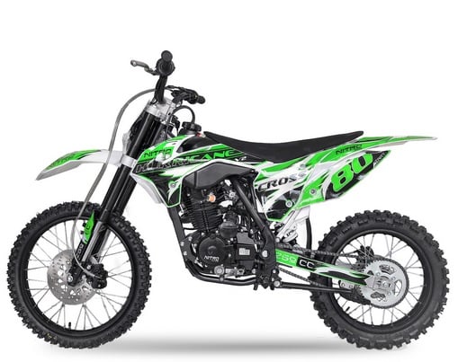 Nitro pitbike Hurricane V2 250 cc 19x16 zelená