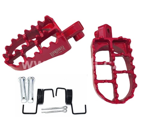 Stupačky pitbike 115mm červená