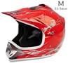 Moto helma Cross Nitro Racing červená M