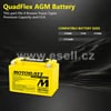 Baterie MOTOBATT MBTX9U, 12V, 10,5Ah, 160A (YTX9-BS, YT12A-BS, YTZ12S, YTZ14S)