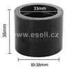 Gumová příruba / adapter karburátoru 38mm / 33mm