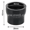 Gumová příruba / adapter karburátoru 46mm / 38mm