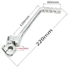 Startovací páka pitbike 13mm stříbrná