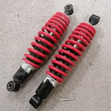 Bazar - 2ks Odpružení 305mm, 9mm - demontováno z nového stroje