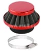 Sportovní vzduchový filtr minibike, minicross, čtyřkolka - červená