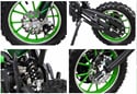 Dětský minicross Nitro Motors Apollo 49cc 10" – zelená