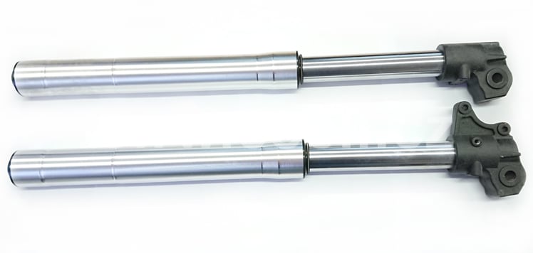Přední tlumiče, vidlice pitbike 605mm, 45/45mm