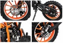 Dětský minicross Nitro Motors Apollo 49cc 10" – oranžová