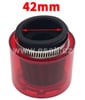 Sportovní vzduchový filtr 42mm s krytem - červená