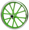 Přední ráfek minicross 10 palců, šířka 92mm zelená