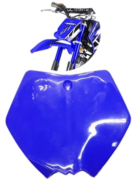 Přední plast minicross UNI modrá