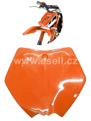 Přední plast minicross UNI oranžová