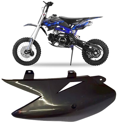 Levý boční plast Pitbike Sky zadní černá