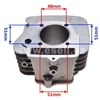 Válec, píst pro motor YX 140cc - sada