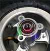Kompletní přední kolo 4" s pneu 3,00-4 zadní
