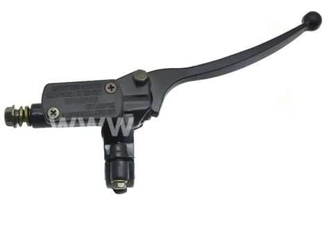 Brzdová páčka s pumpou černá 170mm pravá