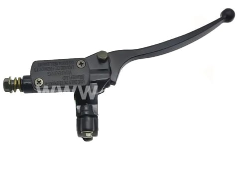 Brzdová páčka s pumpou černá 170mm pravá