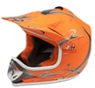 Dětská motokrosová helma Nitro oranžová matná S