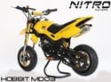 Nitro minimotard Hobbit 49cc žlutá