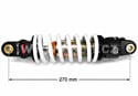 Zadní tlumič pro pitbike DNM MK-AR 270 mm, 800 LBS