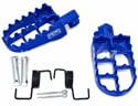 Stupačky pitbike 115mm modrá