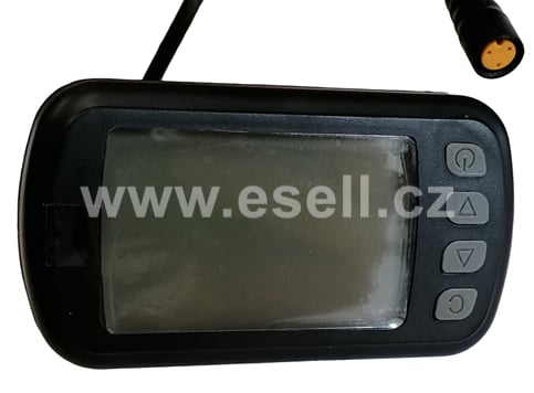 LCD display pro koloběžky Ultimate - žlutý konektor 36V