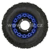 Kompletní kolo 7 palců s pneu 16x8-7 modrá 4x110mm