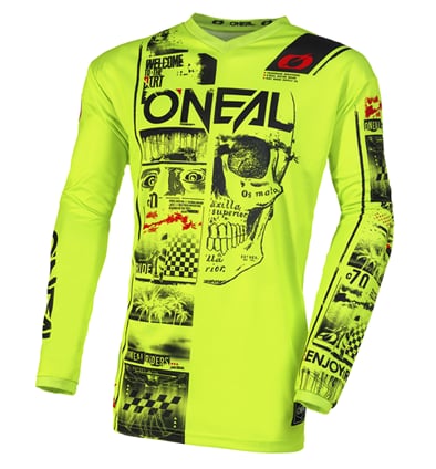Dětský dres O´Neal Element ATTACK V.23 černá/neon-žlutá