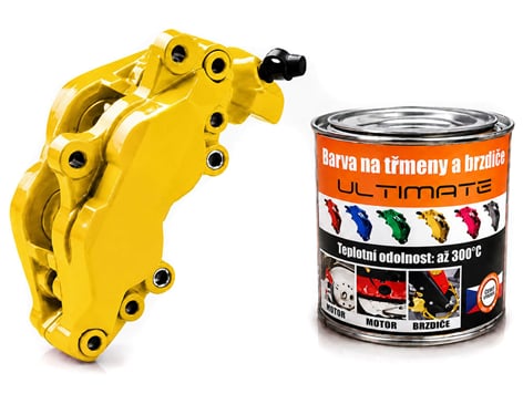 Barva na brzdy a motor kelímek 250 ml- sv. žlutá