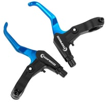 Brzdové páčky hliníkové, nastavitelné sada modrá